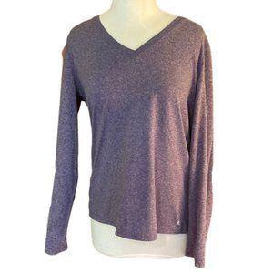 Danskin Purple Long-Sleeve Tee, Size XL/XG 16-18